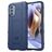 Mobigear Rugged Shield Motorola Moto G31 Hoesje Flexibel TPU Backcover Shockproof - Blauw