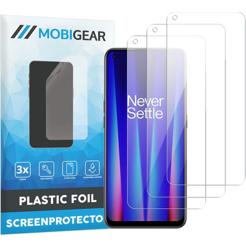 Mobigear OnePlus Nord CE 2 Screenprotector Folie - Case Friendly (3-Pack)