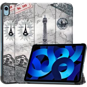 Mobigear Tri-Fold iPad 10 (2022) Hoes Bookcase - Eiffel Tower