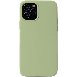 Mobigear Rubber Touch iPhone 13 Siliconen Hoesje Backcover - Pastelgroen