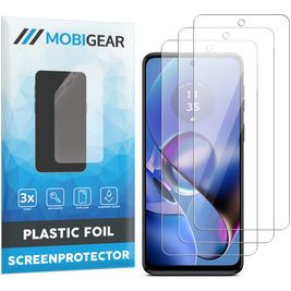 Mobigear Motorola Moto G54 Screenprotector Folie - Case Friendly (3-Pack)