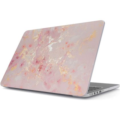 Burga Hardshell MacBook Air 13 Inch (2022-2026) Hoes Hardshell Laptopcover MacBook Case - Golden Coral - Model A2681 / A3113 / A3240 / A3449