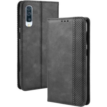 Mobigear Sensation Samsung Galaxy A70 Hoesje Bookcase Portemonnee - Zwart