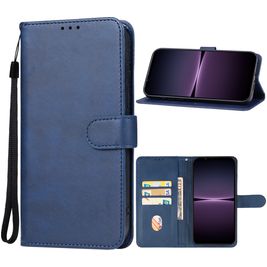 Mobigear Wallet Sony Xperia 1 V Hoesje Bookcase Portemonnee - Blauw
