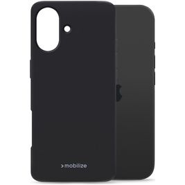 Mobilize Rubber Gelly iPhone 17 Hoesje Flexibel TPU Backcover - Zwart