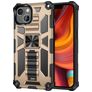 Mobigear Armor Stand iPhone 13 Pro Hoesje Hardcase Backcover Shockproof met Standaard - Goud