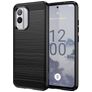 Mobigear Brushed Slim Nokia X30 Hoesje Flexibel TPU Backcover - Zwart