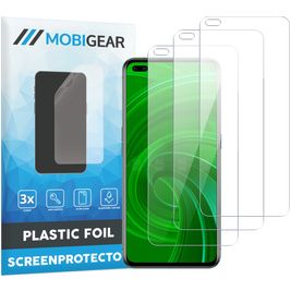 Mobigear Realme X50 Screenprotector Folie - Case Friendly (3-Pack)