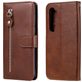 Mobigear Zipper Xiaomi Mi Note 10 Lite Hoesje Bookcase Portemonnee - Bruin