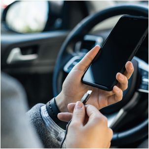 Mobilize Dual USB / USB-C Autolader Power Delivery 48W - Zwart