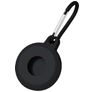 Mobigear Circle Key Apple AirTag Hoesje Flexibel TPU Sleutelhanger - Zwart