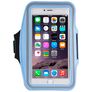Mobigear Telefoonhouder Hardlopen iPhone 6s Plus Sport Hoesje Neopreen Sportarmband - Blauw