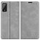 Mobigear Retro Slim Wiko Power U20 Hoesje Bookcase Portemonnee - Grijs