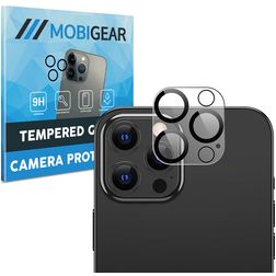Mobigear iPhone 12 Pro Glazen Camera Protector - Case Friendly