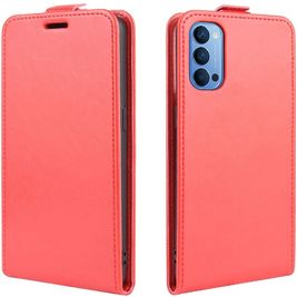 Mobigear OPPO Reno 4 Hoesje Flipcase - Rood