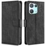 Mobigear Croco OPPO Reno 8 Pro 5G Hoesje Bookcase Portemonnee - Zwart