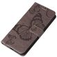 Mobigear Butterfly Samsung Galaxy A26 Hoesje Bookcase Portemonnee - Grijs