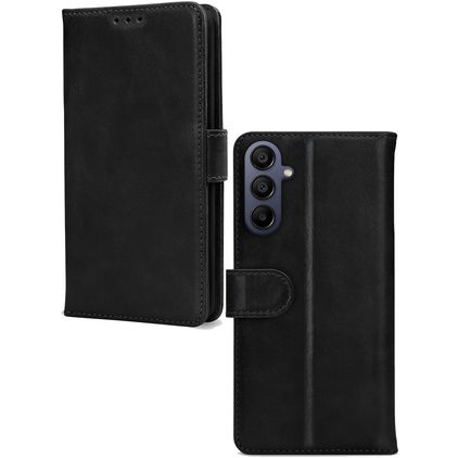 Mobilize Premium Gelly Wallet Samsung Galaxy A05s Hoesje Bookcase Portemonnee - Zwart