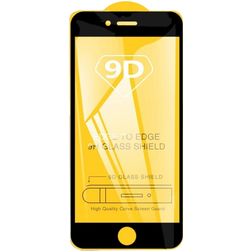 Mobigear Premium iPhone 7 Glazen Screenprotector - Case Friendly - Zwart