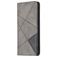 Mobigear Rhombus Slim OPPO Reno 6 5G Hoesje Bookcase - Grijs