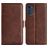 Mobigear Slim Magnet Motorola Moto E32 Hoesje Bookcase Portemonnee - Bruin