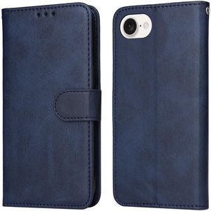 Mobigear Wallet iPhone 16e Hoesje Bookcase Portemonnee - Blauw