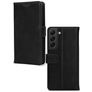 Mobilize Wallet Samsung Galaxy S22 Hoesje Echt Leer Bookcase Portemonnee - Zwart