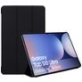 Mobiparts Tri Fold Samsung Galaxy Tab S10 Ultra Hoes Bookcase - Zwart
