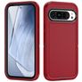 Mobigear Rugged Google Pixel 9 Pro Hoesje Hardcase Backcover Shockproof - Rood