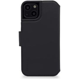 Decoded Wallet iPhone 14 Pro Max Hoesje Echt Leer Bookcase Portemonnee - Zwart