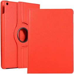 Mobigear DuoStand iPad 9 (2021) Hoes Draaibare Bookcase - Rood