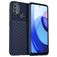 Mobigear Groove Motorola Moto E30 Hoesje Flexibel TPU Backcover - Blauw