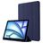 Mobigear Tri-Fold Gel iPad Air 11 Inch (2024) Hoes TPU,Kunstleer Bookcase + Stylus Houder - Donkerblauw