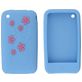 Xccess iPhone 3G Siliconen Hoesje Backcover - Blauw