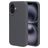 Mobiparts iPhone 16 Siliconen Hoesje Backcover - Urban Grey