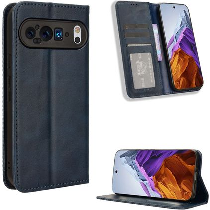 Mobigear Sensation Google Pixel 9 Pro Hoesje Bookcase Portemonnee - Blauw