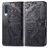 Mobigear Butterfly Samsung Galaxy A70 Hoesje Bookcase Portemonnee - Zwart