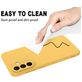 Mobigear Rubber Touch Samsung Galaxy A56 Siliconen Hoesje Backcover - Geel