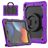Mobigear RingGuard iPad 9 (2021) Hoes Hard Kunststof,Siliconen Backcover + Standaard - Paars