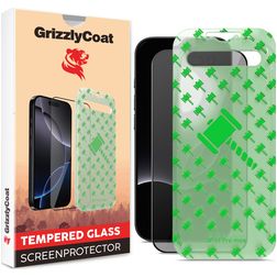 GrizzlyCoat Easy Align iPhone 18 Pro Hybrid Glass Screenprotector Privacy - Case Friendly + Installatie Frame