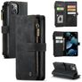 Caseme C30 iPhone 13 Hoesje Bookcase Portemonnee - Zwart