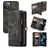 Caseme 008 iPhone 13 Hoesje Uitneembare 2in1 Bookcase Portemonnee - Zwart