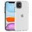 Mobigear Full Bumper iPhone 11 Hoesje Hardcase Backcover Shockproof - Wit / Transparant