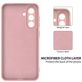 Mobigear Rubber Touch Samsung Galaxy A56 Siliconen Hoesje Backcover - Roze