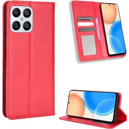 Mobigear Sensation HONOR X8 Hoesje Bookcase Portemonnee - Rood