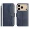Mobigear S Line iPhone 17 Pro Hoesje Bookcase Portemonnee - Marineblauw