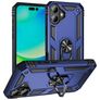 Mobigear Armor Ring iPhone 17 Hoesje Hardcase Backcover Shockproof met Ringhouder - Blauw