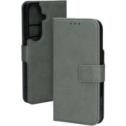 Mobiparts Classic Wallet Samsung Galaxy S26 MagSafe Hoesje Bookcase - Stone Green