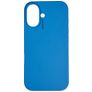 Nudient Base iPhone 16 Plus Siliconen Hoesje Backcover - Vibrant Blue