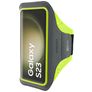 Mobiparts Comfort Fit Telefoonhouder Hardlopen Samsung Galaxy S23 Sport Hoesje Neopreen Sportarmband - Neon Green